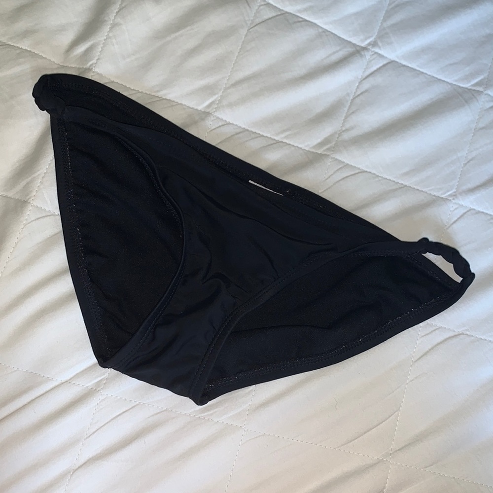 Black Target Small Bikini Bottoms